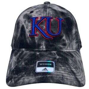 Adidas KU Jayhawks Hat Women's Baseball Cap Tie‎ Dye Adjustable OSFA